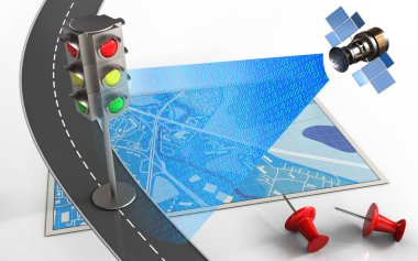 mavi harita gösterimi