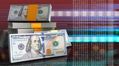 dolar yığını çizimi