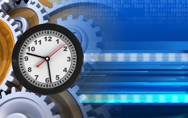 Saatin üzerine arka plan resmi