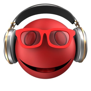  Kırmızı ifade gülümseme