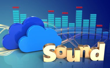 bulut üzerinde arka plan resmi