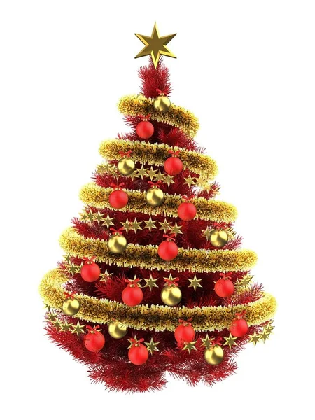 Kırmızı yılbaşı ağacı