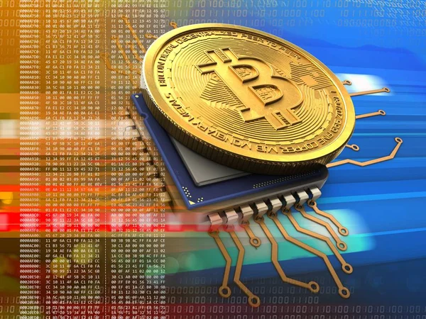  bitcoin arka plan üzerinde gösterimi