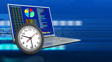  bilgisayar arka plan üzerinde gösterimi