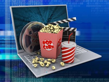 dizüstü bilgisayar arka plan üzerinde gösterimi