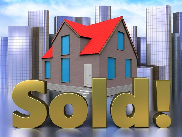  evin arka plan üzerinde gösterimi