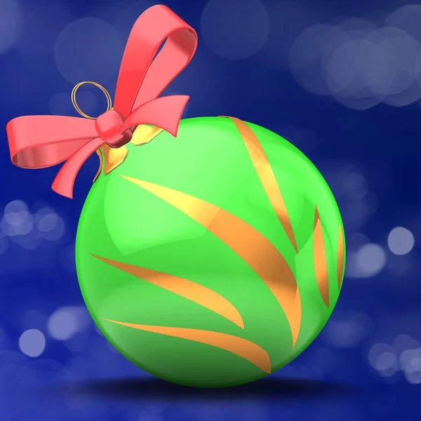 Ilustração da bola de Natal — Fotografia de Stock