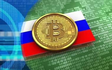 bitcoin arka plan üzerinde gösterimi