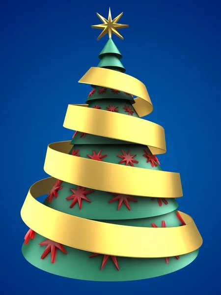 Απεικόνιση του χριστουγεννιάτικο δέντρο g — Φωτογραφία Αρχείου