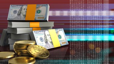 dolar yığını çizimi