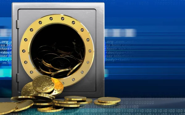 metal güvenli illüstrasyon