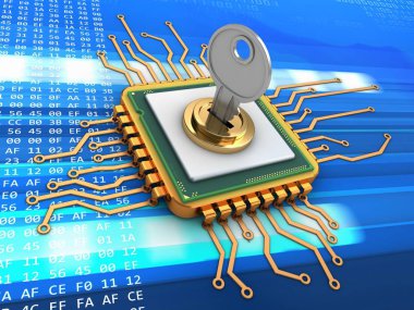 Altın bilgisayar çizimi 