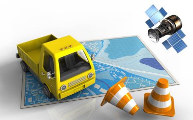 mavi harita gösterimi