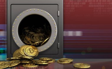 metal güvenli illüstrasyon