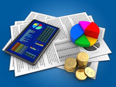 belgeleri arka plan üzerinde gösterimi