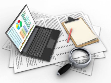 Kağıt arka plan üzerinde gösterimi