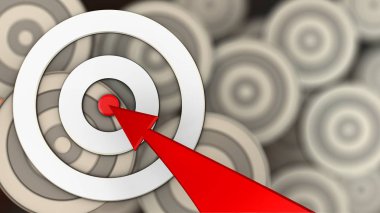 Hedef arka plan üzerinde gösterimi