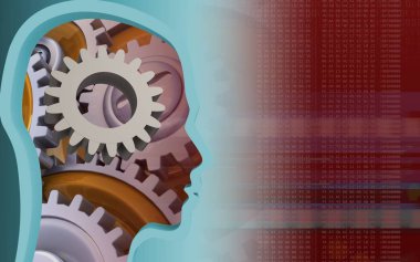  arka plan üzerinde dişli çizimi 