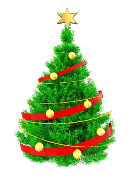 Illustration of Christmas tree — Stock Photo, Image