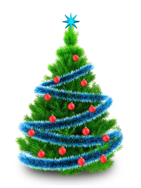 Απεικόνιση του χριστουγεννιάτικο δέντρο — Φωτογραφία Αρχείου