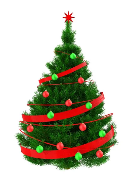 Illustration of Christmas tree — Stock Photo, Image