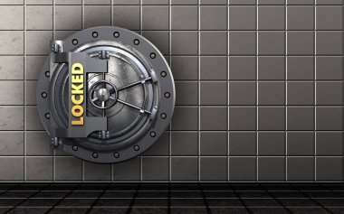  kilit arka plan üzerinde gösterimi