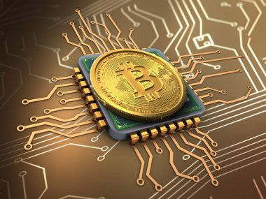 bitcoin arka plan üzerinde gösterimi