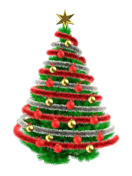 Illustration of  Christmas tree — Stock Photo, Image