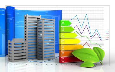 Şehir binaları gösteren resim