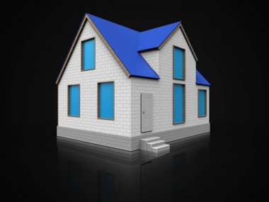 ev arka plan üzerinde gösterimi