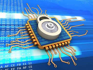 Altın bilgisayar çizimi 