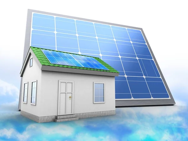 Illustration of solar panel — Stock Photo, Image