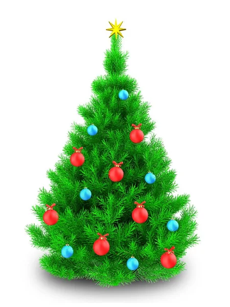 Ilustración del árbol de Navidad — Foto de Stock