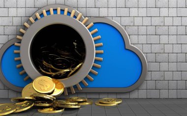  bulut üzerinde arka plan resmi