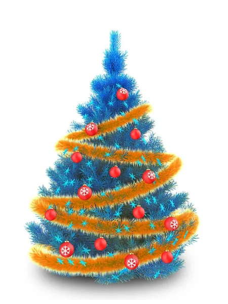 Ilustración del árbol de Navidad — Foto de Stock