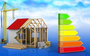 çerçeve ev çizimi