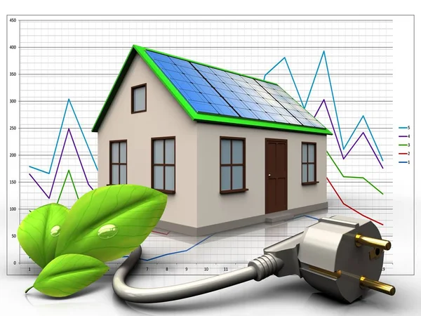 ev arka plan üzerinde gösterimi