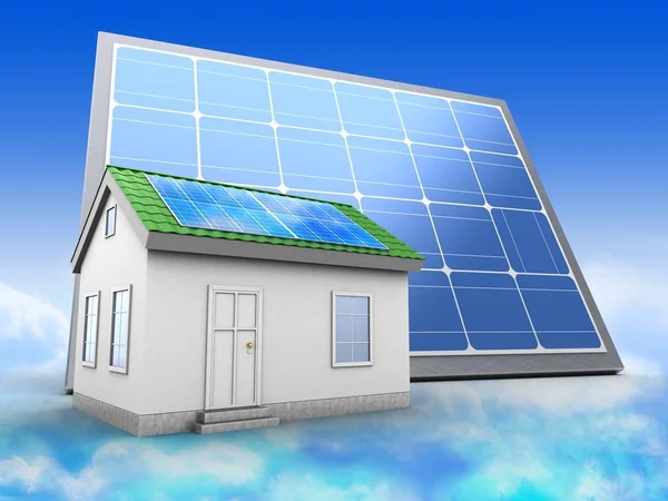 resimde güneş paneli 