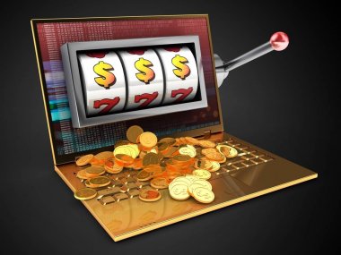 Altın bilgisayar çizimi 