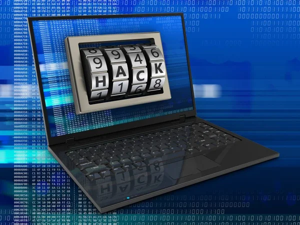 illustration of laptop computer