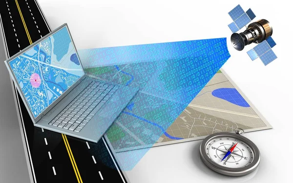 bilgisayar ile harita gösterimi