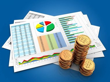 illüstrasyon iş belgelerinin