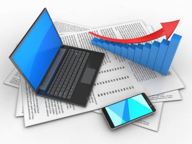 Kağıt arka plan üzerinde gösterimi