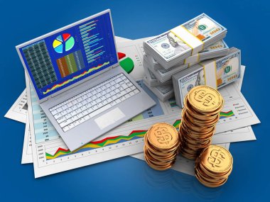 illüstrasyon iş belgelerinin