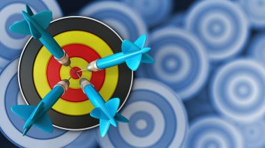 yuvarlak hedef gösteren resim 