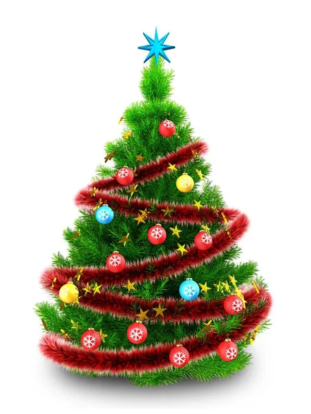 Illustrazione dell'albero di Natale — Foto Stock