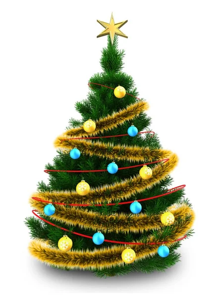 Illustrazione dell'albero di Natale — Foto Stock