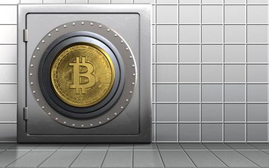 metal güvenli illüstrasyon