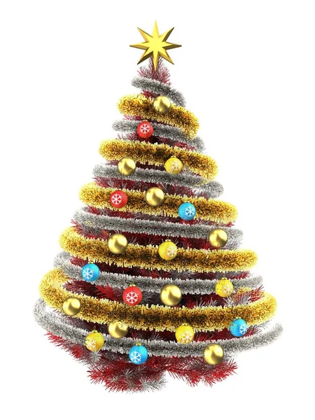 Illustration of Christmas tree — Stock Photo, Image