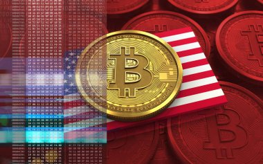 bitcoin arka plan üzerinde gösterimi 